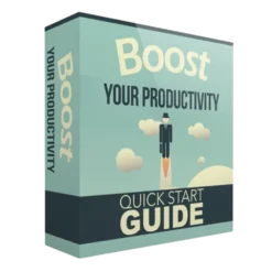 Boost Your Productivity ebook cover – work smarter and increase focus