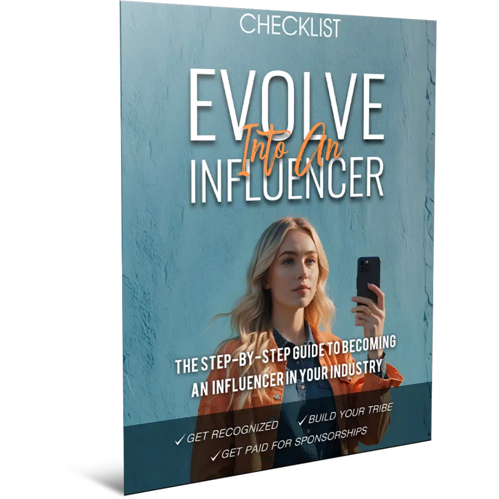 Evolve Into An Influencer eBook cover