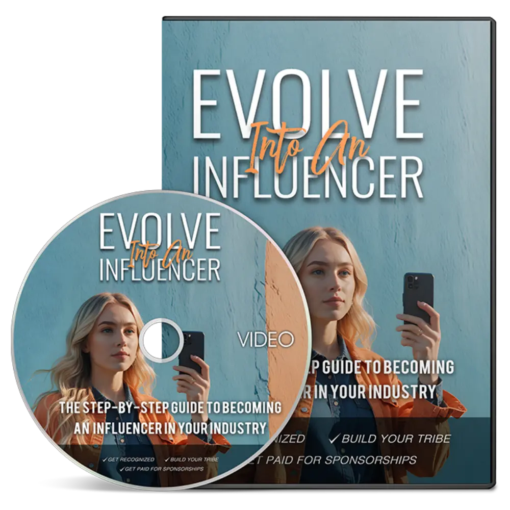 Evolve Into An Influencer eBook cover
