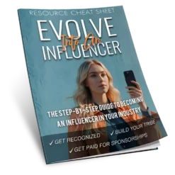 Evolve Into An Influencer eBook cover