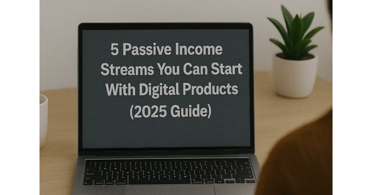 passive income streams digital products 2025