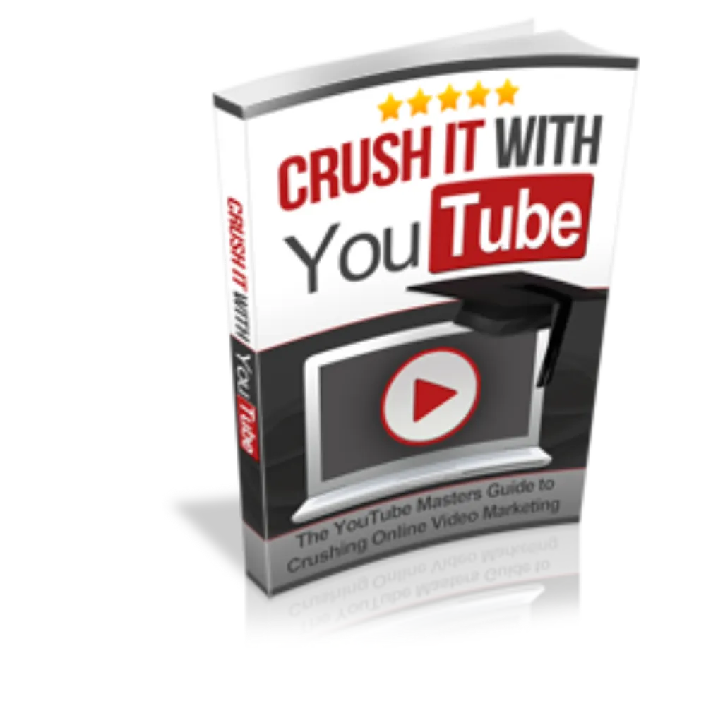Crush It With YouTube ebook cover mockup
