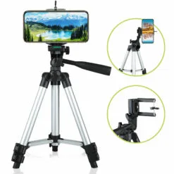 Professional Camera Tripod Stand – Portable Phone & Camera Mount Holder
