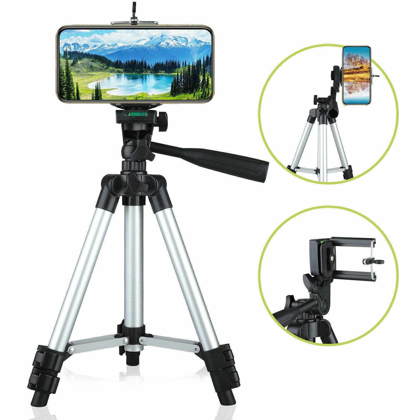 Professional Camera Tripod Stand – Portable Phone & Camera Mount Holder