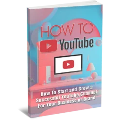 How To YouTube ebook cover mockup on desk