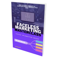 Faceless Marketing Masterclass ebook cover – guide to faceless branding and passive income 4