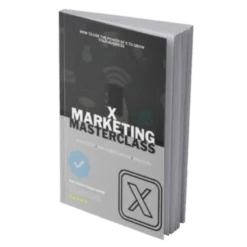 X Marketing Masterclass ebook cover mockup