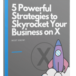 X Marketing Masterclass ebook cover mockup